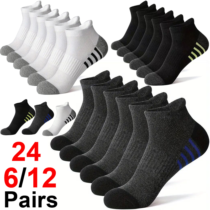 Outdoor Sports Activities - 12Pairs Men's plus Size Sports Socks