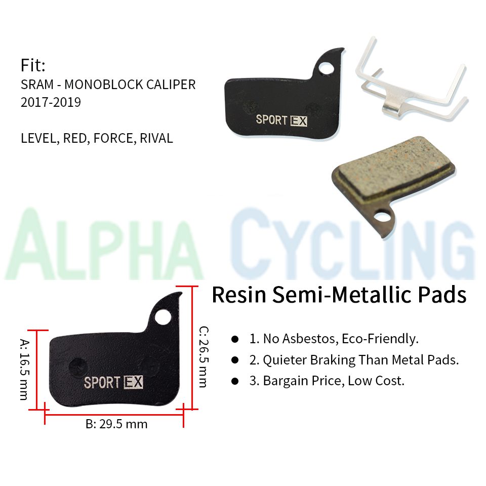 4 Pairs, Bicycle Disc Brake Pa - огляд і ціна Mtb Elbow Pad