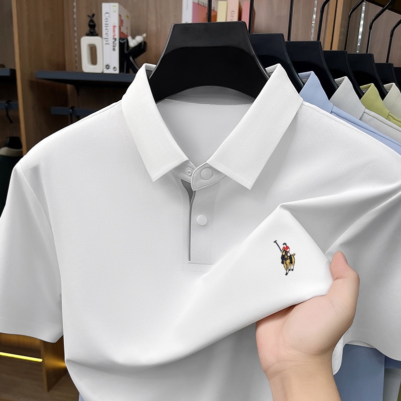 Luxury men classic brand fashi - огляд і ціна Polo Shirt Equestrian